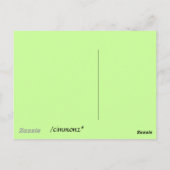 Fresh Spring Peel Postkarte (Rückseite)