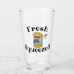 Fresh Squeeeeeeze Funny Lemonade Cup Glas