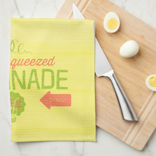 Fresh Squeeeeeeze Lemonade Geschirrtuch (Viertel Falte)