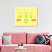Fresh Squeeeeeeze Lemonade Leinwanddruck (Insitu (Wohnzimmer))