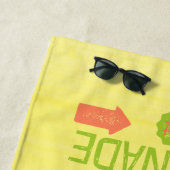 Fresh Squeeeeeeze Lemonade Strandtuch (Beispiel)