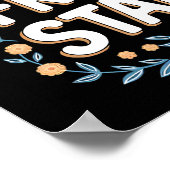 Fresh Start Floral Motivation Poster (Ecke)