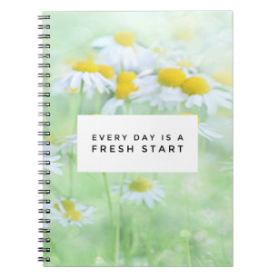 Fresh Start Spiral Foto Notebook Notizblock
