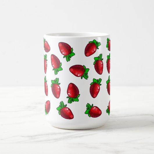 Fresh Strawberries Kaffeetasse (Mittel)