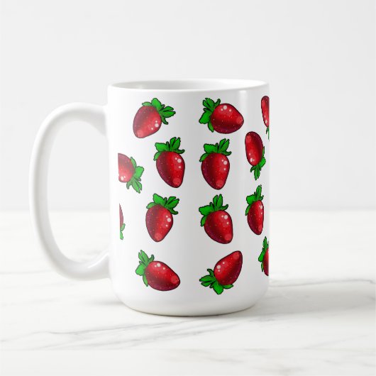 Fresh Strawberries Kaffeetasse (Links)