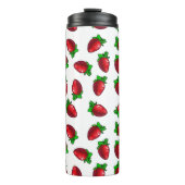 Fresh Strawberries Thermosbecher (Vorderseite)