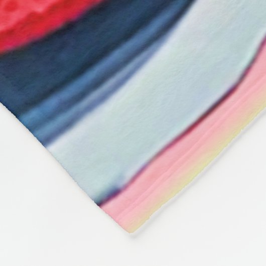 Fresh Strawberry Bowl Fleecedecke (Ecke)