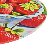 Fresh Strawberry Bowl Schneidebrett (Ecke)