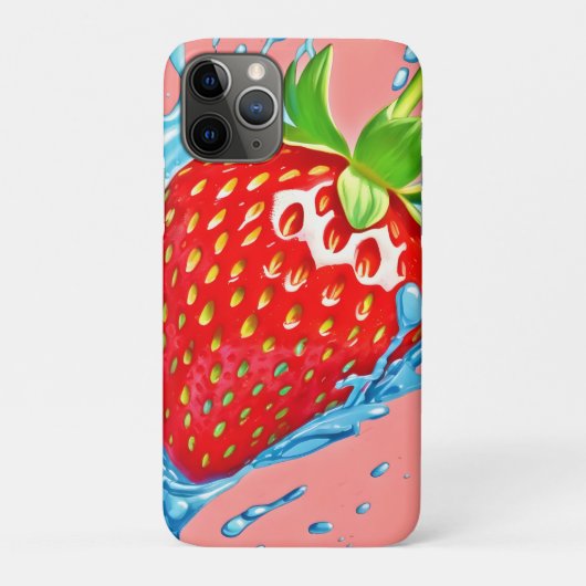 Fresh Strawberry Burst Case-Mate iPhone Hülle (Rückseite)
