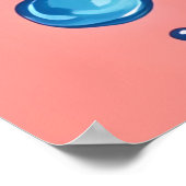 Fresh Strawberry Burst Poster (Ecke)