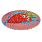 Fresh Strawberry Burst Schneidebrett (Ecke)