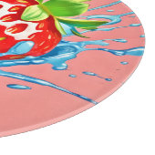 Fresh Strawberry Burst Schneidebrett (Ecke)