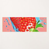 Fresh Strawberry Burst Yogamatte (Vorderseite (Horizontal))