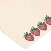 Fresh Strawberry Cluster Summer Fruit Inspiration Kurzer Tischläufer (Ecke)