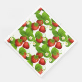 Fresh Strawberry Serviette (Ecke)