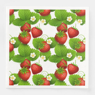 Fresh Strawberry Serviette
