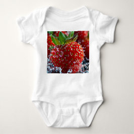 Fresh Strawberry Splash - Baby Bodysuit Baby Strampler