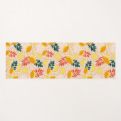 Fresh Summer Gold Lemon Frucht Yogamatte (Vorderseite (Horizontal))