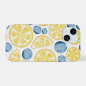 Fresh Summer Lemon Fruit Stylish iPhone Case iPhone 15 Hülle (Rückseite (Horizontal))