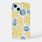 Fresh Summer Lemon Fruit Stylish iPhone Case iPhone 15 Hülle (Rückseite)