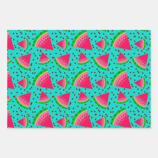 Fresh Summer Watermelone Cool Geschenkpapier Set (Vorderseite)