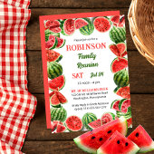 Fresh Summer Watermelons QR Code Family Wiedersehe Einladung