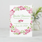 Fresh & Sweet Bridal Dusche Einladung (Stehend Vorderseite)