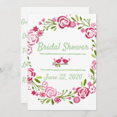 Fresh & Sweet Bridal Dusche Einladung (Vorne/Hinten)