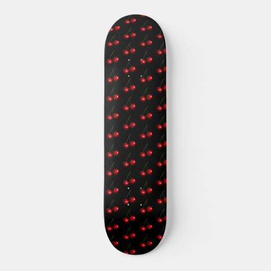 Fresh Sweet Red Cherries Skateboard (Vorderseite)
