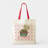Fresh Sweet Strawberries Tasche (Rückseite)