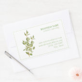 FRESH THYME Biz ID Rectangle Stickers (Umschlag)