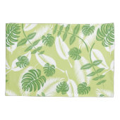 Fresh Tropical Palm Leaf Kissenbezug (Rückseite)