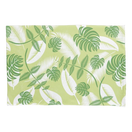 Fresh Tropical Palm Leaf Kissenbezug (Vorderseite)