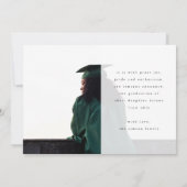 Fresh und Bold Script Grad Graduate Two Foto Ankündigung (Rückseite)