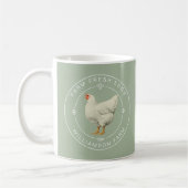 Fresh Vintag Hen Eggs Carton Laurel Green Kaffeetasse (Links)