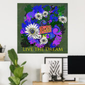 Fresh Vivid Colorful Fun Happy Poster (Heimbüro)