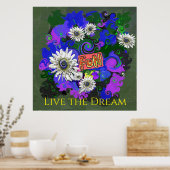 Fresh Vivid Colorful Fun Happy Poster (Küche)