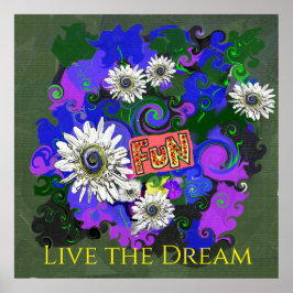 Fresh Vivid Colorful Fun Happy Poster