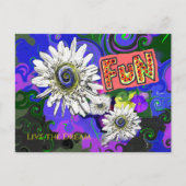 Fresh Vivid Colorful Fun Happy Postkarte (Vorderseite)