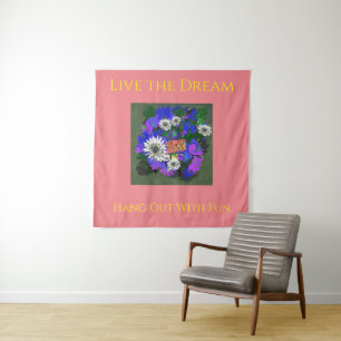Fresh Vivid Colorful Fun Happy Wandteppich