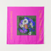 Fresh Vivid Colorful Fun Happy Wandteppich (Vorderseite (Horizontal))