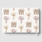 Fresh vom Markt Boho-Brautjunggesellinnenabschied Gästebuch (Rückseite)