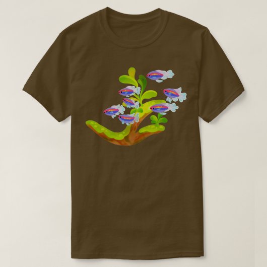 Fresh water fish and plants Congo Tetra T-Shirt (Design vorne)