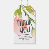 Fresh Watercolor Blogs Personalisiert Danke Geschenkanhänger (Vorderseite)