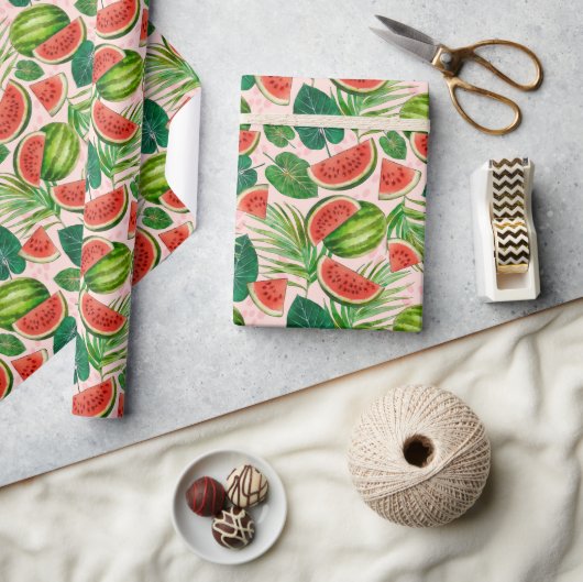 Fresh Watermelon Geschenkpapier (Kunsthandwerk)