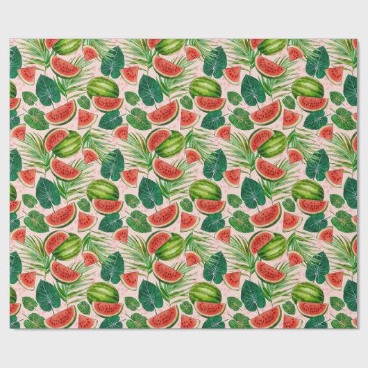 Fresh Watermelon Geschenkpapier (Flach)
