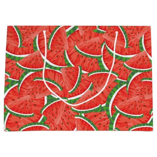 Fresh Watermelon Große Geschenktüte (Vorderseite)