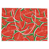Fresh Watermelon Große Geschenktüte (Rückseite)