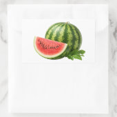 Fresh Watermelon Slice And Whole Fruit Sticker (Tasche)