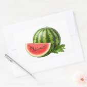 Fresh Watermelon Slice And Whole Fruit Sticker (Umschlag)